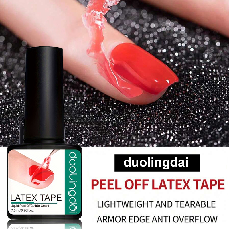 Peel Off Base Coat - 7,5 ml Peel-Off nagelbarrièrevloeistof - anti-overloop