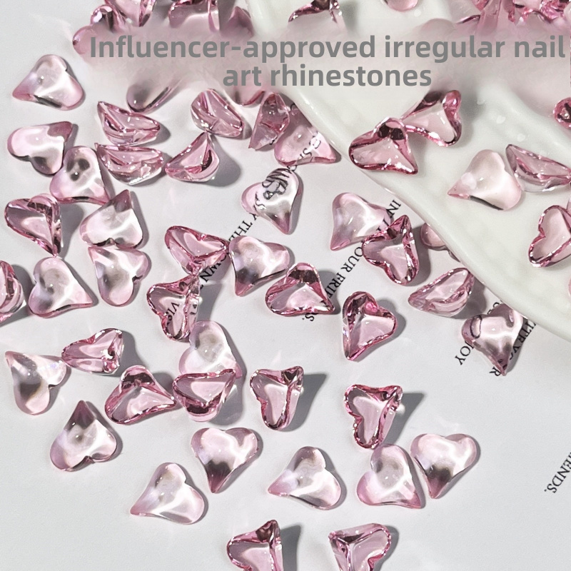 50 stuks Glanzende Hartvormige - Nail Art Lotso recensie en prijs