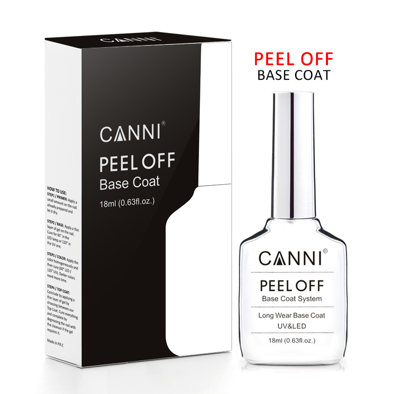CANNI 18ml Peel-Off Base Coat  - Peel Off Base Coat recensie en prijs