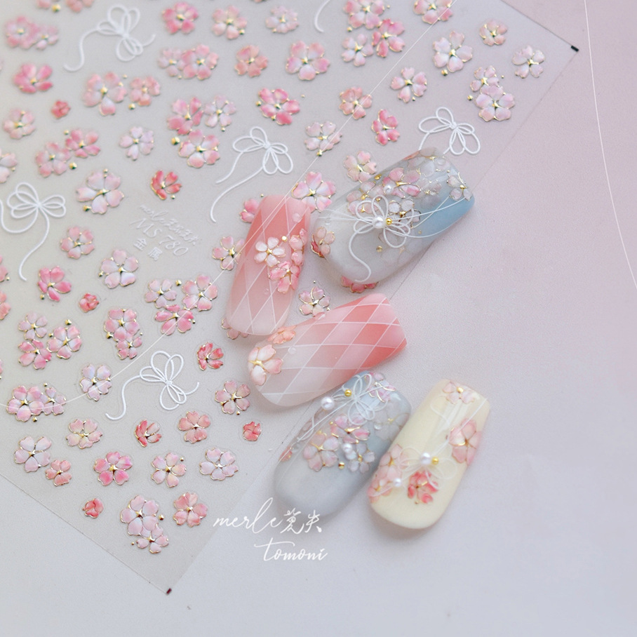 Kersenbloesem roze bloem Sakur - Nail Art Pink Soft recensie en prijs