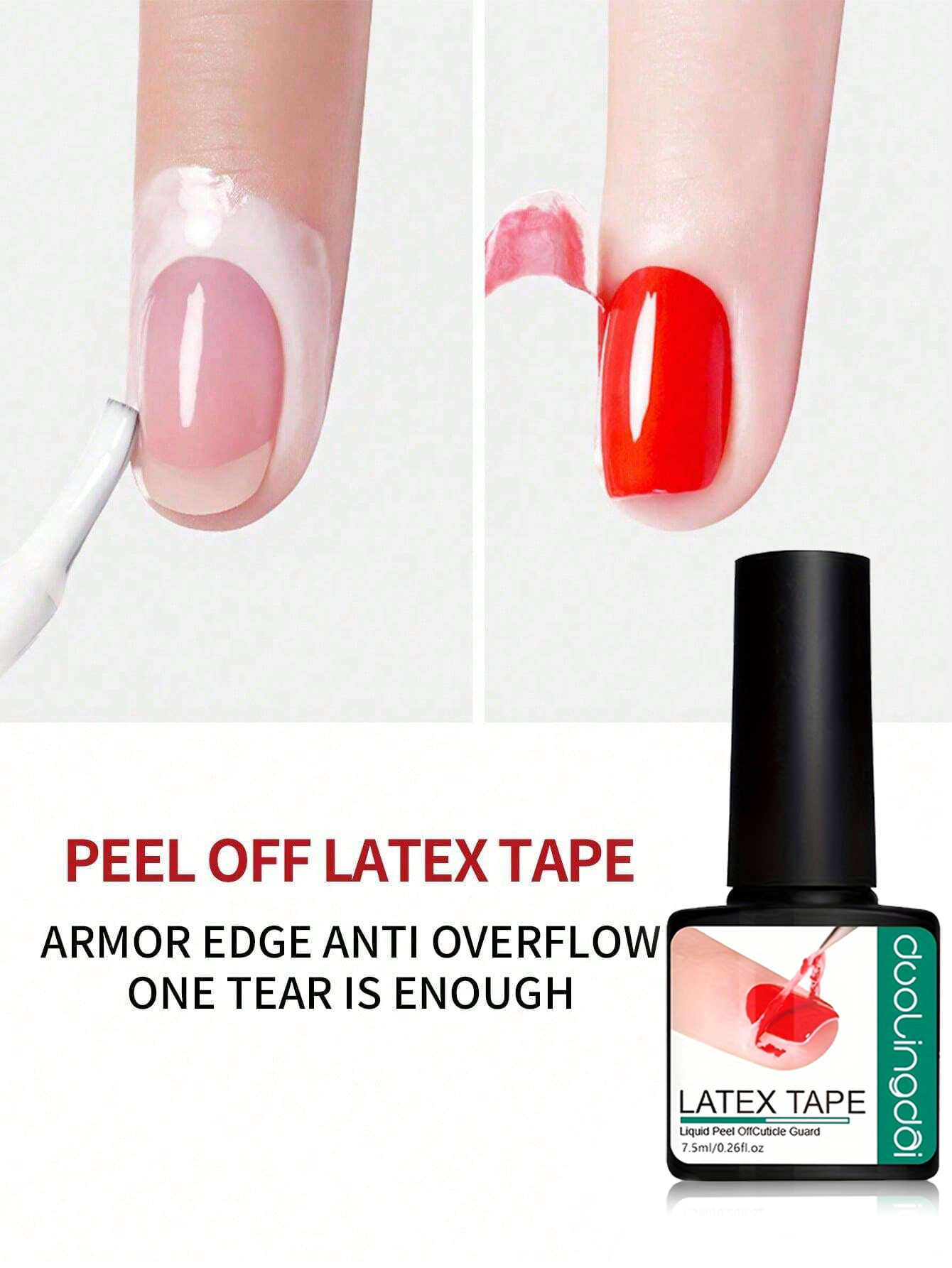 7,5 ml Peel-Off nagelbarrièrev - Peel Off Base Coat recensie en prijs