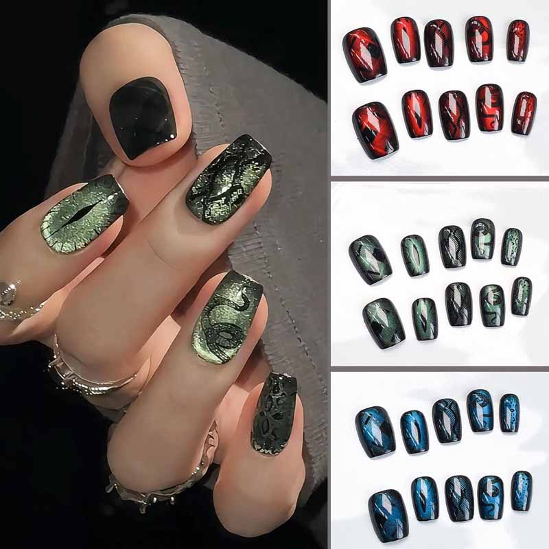 10 stuks donkere stijl koele w - Nail Art Emerald Blue recensie en prijs