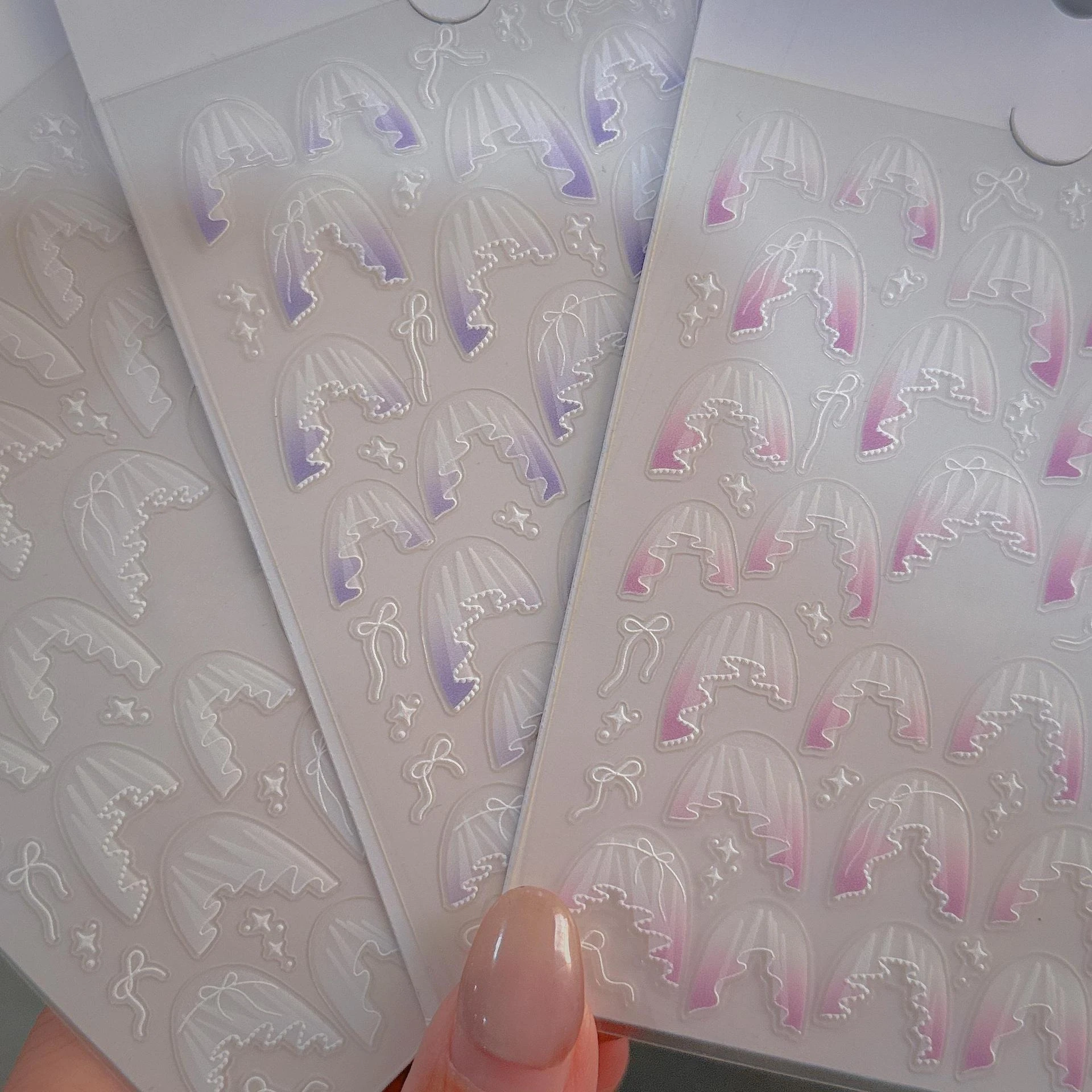 1 set elegante roze kant rok F - Nail Art Pink Soft recensie en prijs