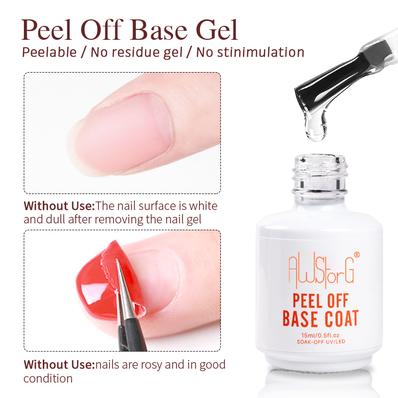 AWStorG 15ML Peel Off Basislaa - Peel Off Base Coat recensie en prijs