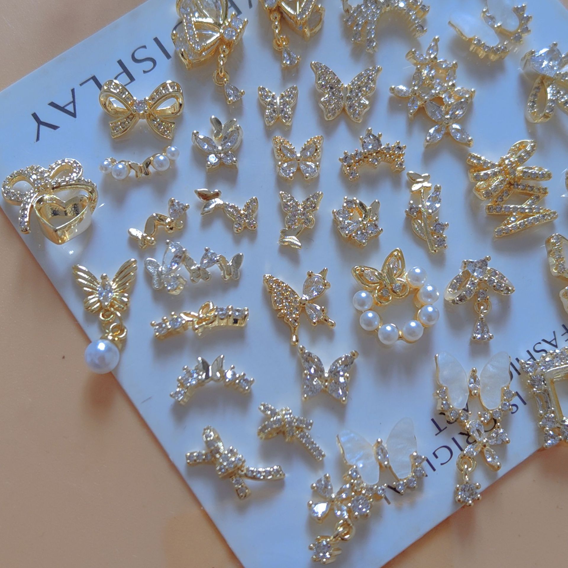 10 stks/partij Luxe Gouden Vli - Nail Art Lotso recensie en prijs