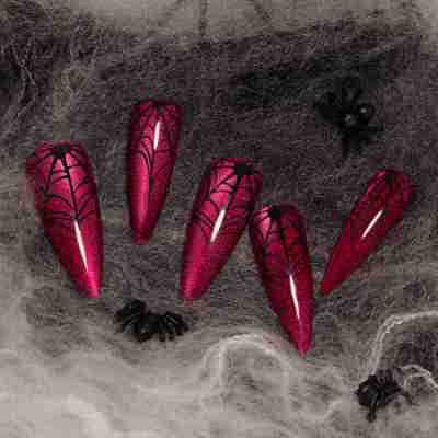 Halloween rode kattenoog nagel - Nail Art Red recensie en prijs