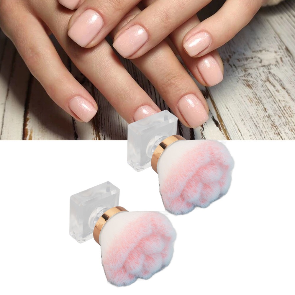 2 stuks roze zachte borstel vo - Nail Art Pink Soft recensie en prijs