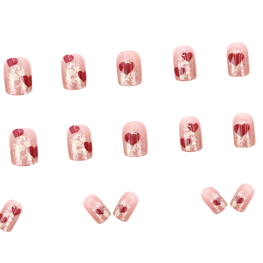 24 stuks/set korte vierkante n - Nail Art Red recensie en prijs