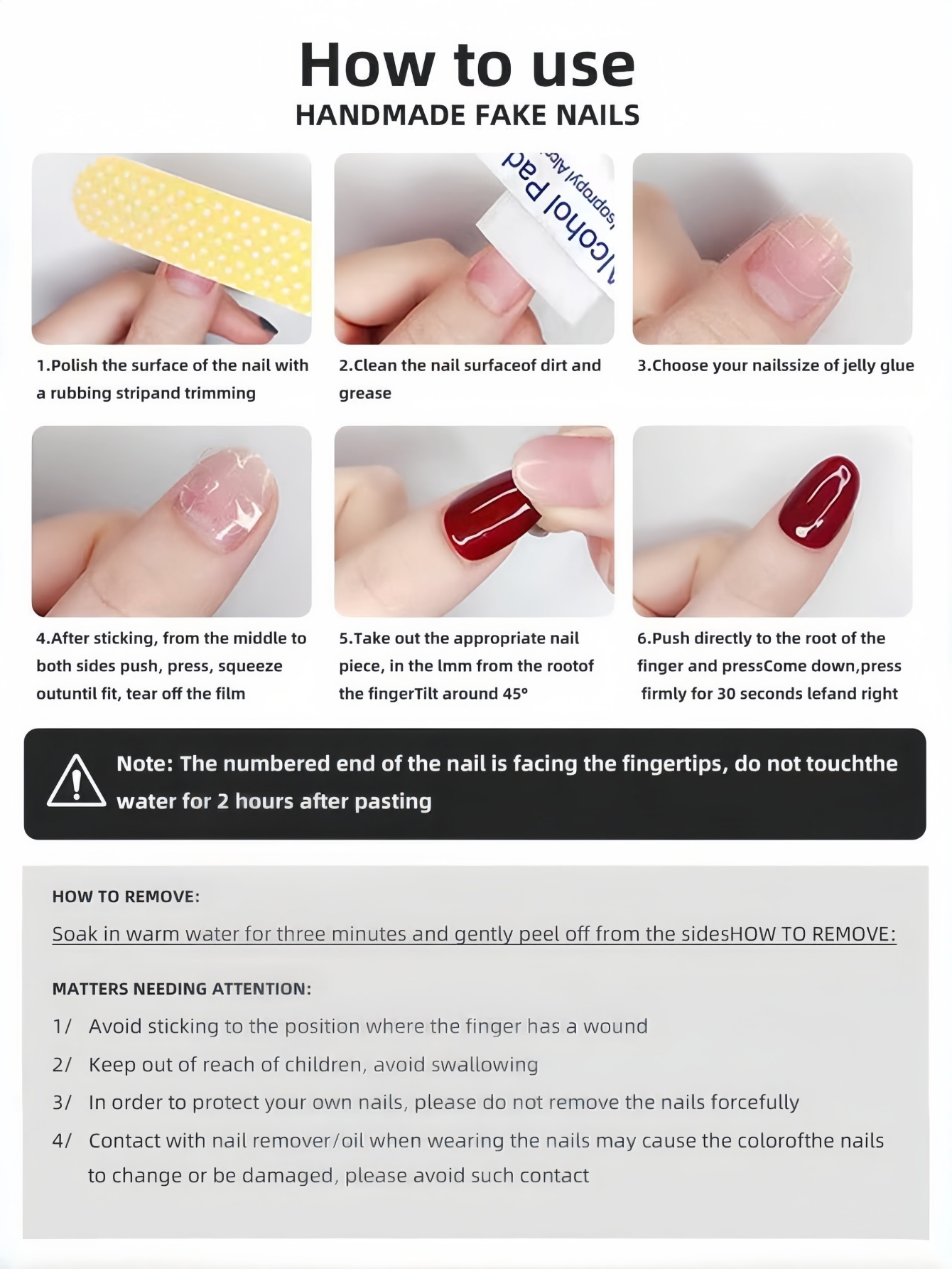 10-delige set, waterdruppelvor - Nail Art Red recensie en prijs