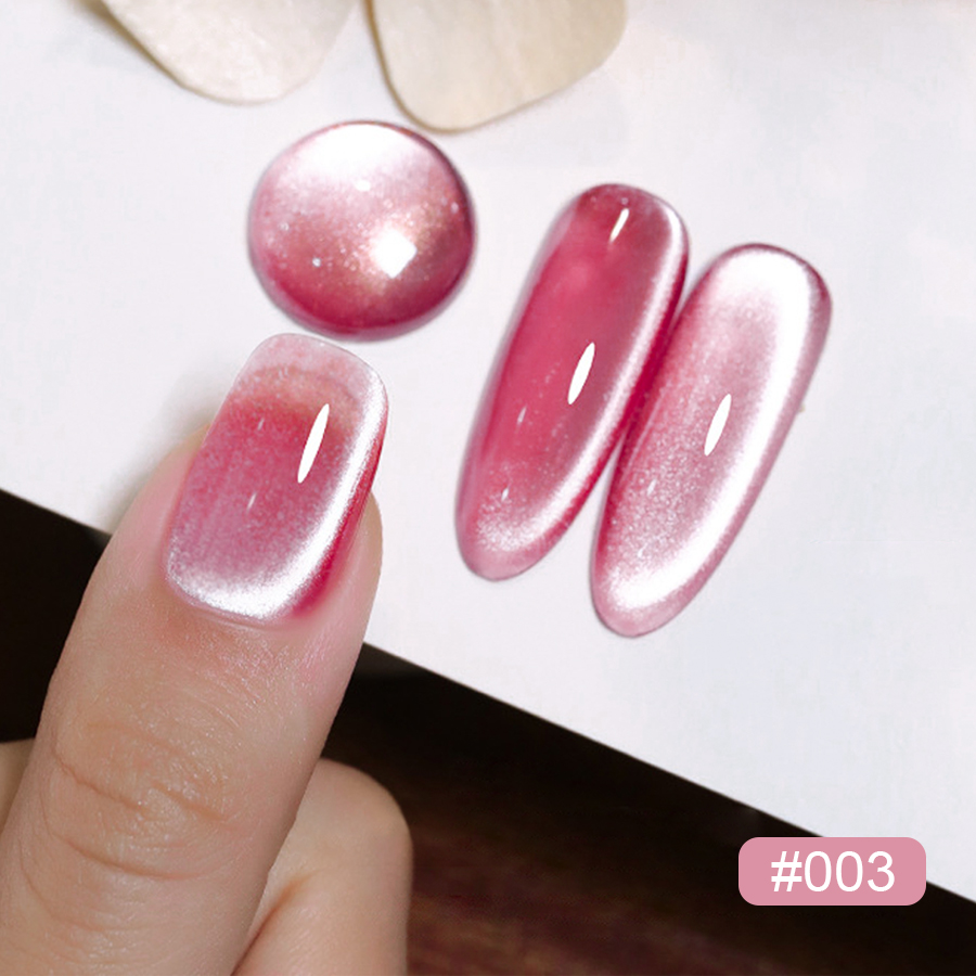 Roze Cat Eye Gel Nagellak Semi - Nail Art Valentines Day recensie en prijs