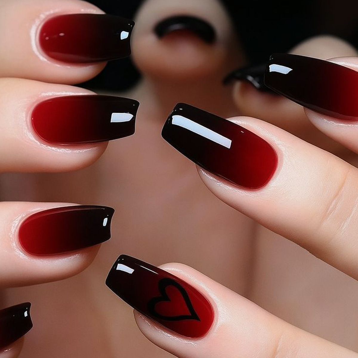 Korte medium nepnagels voor da - Nail Art Red recensie en prijs