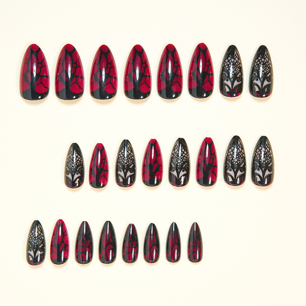 Medium nepnagels voor vrouwen, - Nail Art Red recensie en prijs