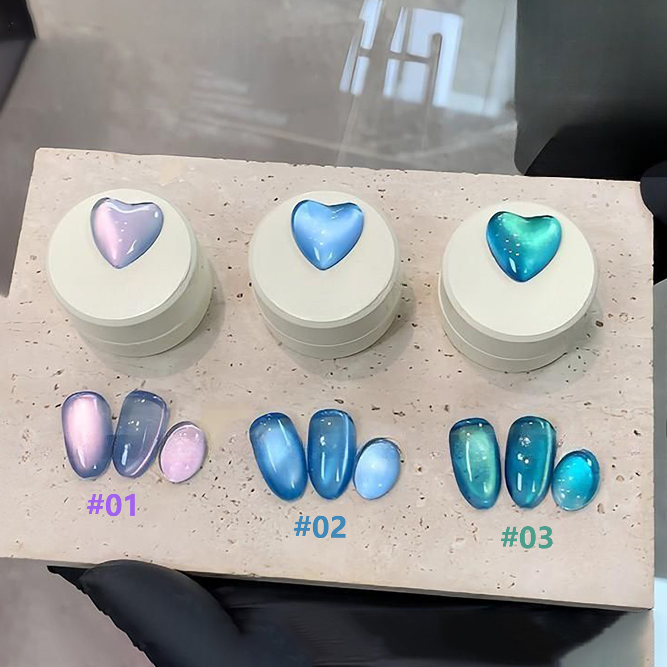 1 stuks SHAKA Sea Fantasy Cat  - Nail Art Emerald Blue recensie en prijs